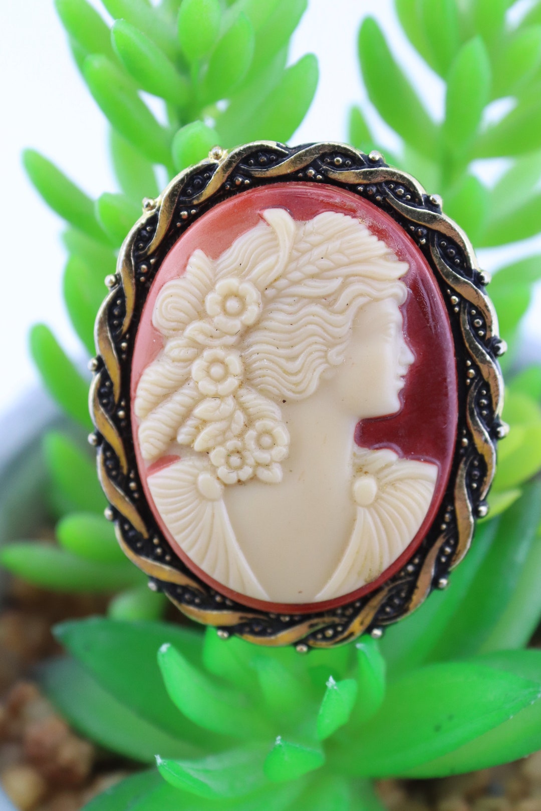 Rare Broche Ancienne – Pince à Foulard – French Antique – Métal