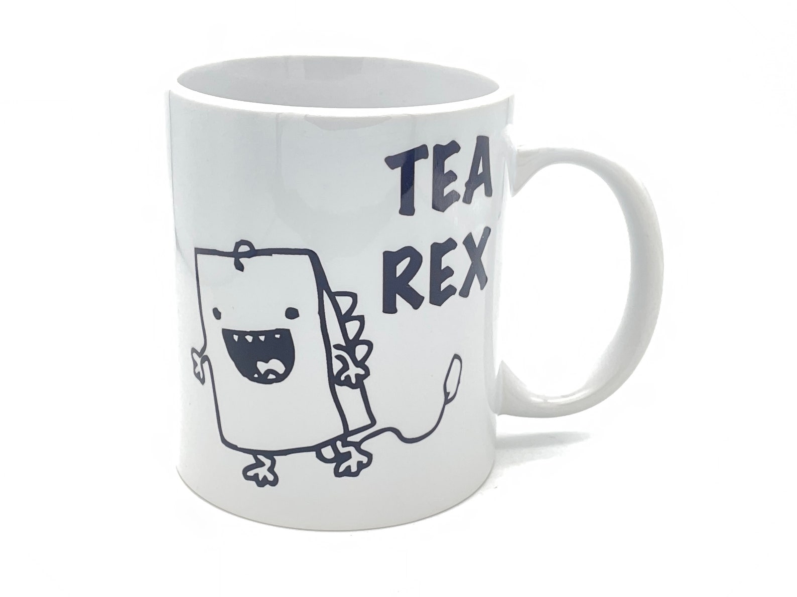 Tea Rex Double Sided Print Mug 11oz Etsy