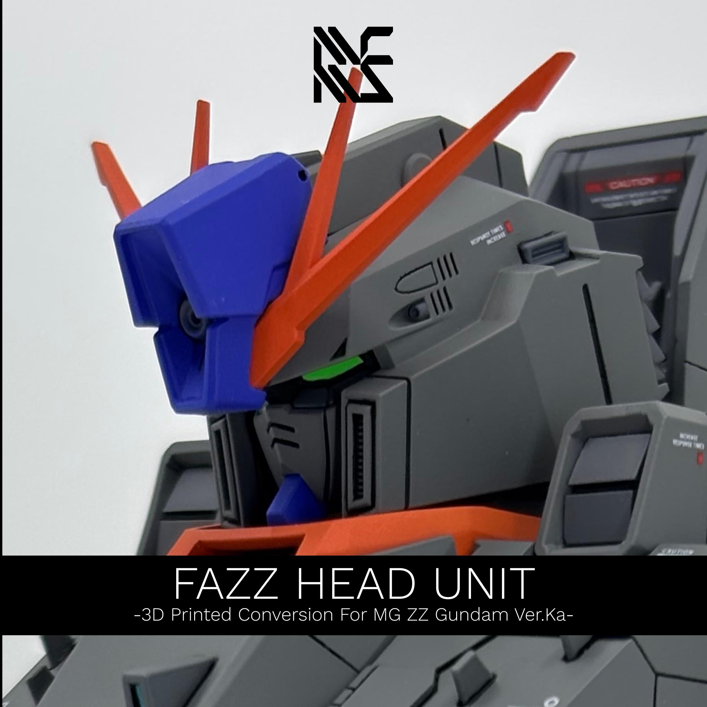 1/100 Scale FAZZ Detail up Head (for MG ZZ Ver.ka) - Etsy