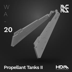 HDM Propellant Tanks II for 1/144 & 1/100 Scale Mecha Model Kits