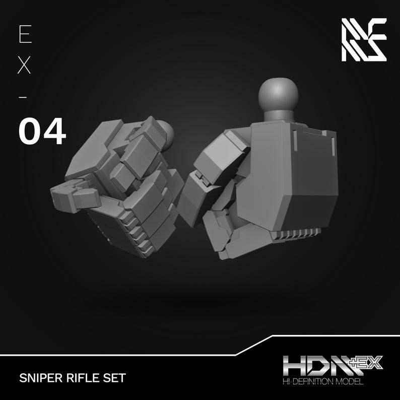 Model Kit Snippers HDM+EX Sniper Rifle for 1/144 Scale Mecha Model Kits - Etsy