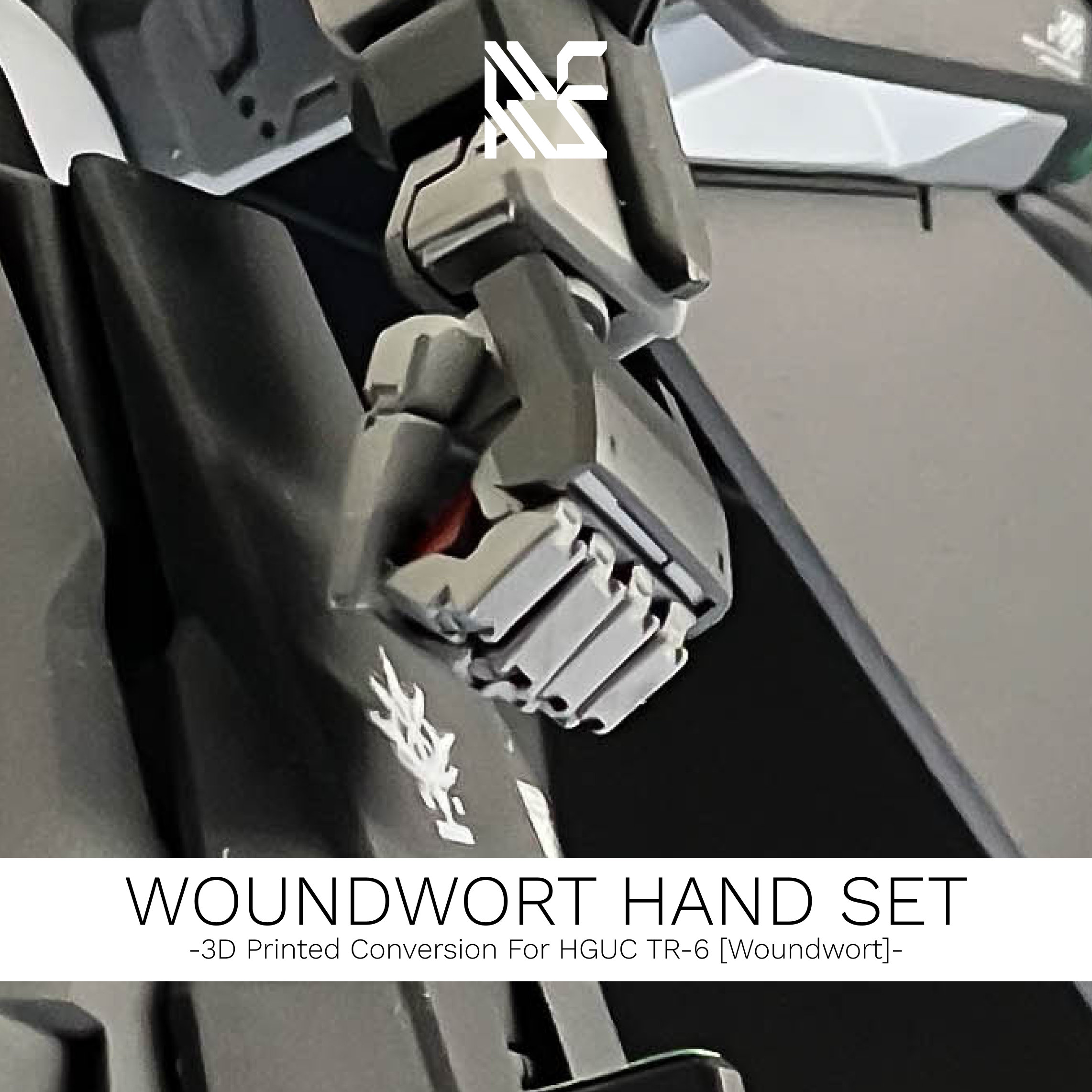 1/144スケールカスタムHG TR-6[ウーンドウォート]オプションハンドセット