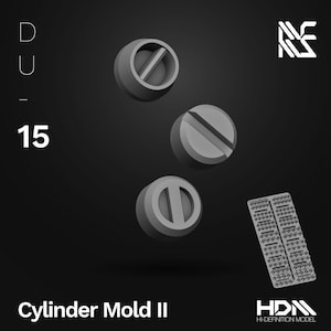 HDM Detail Up Cylinder Mold II for Mecha Model Kits
