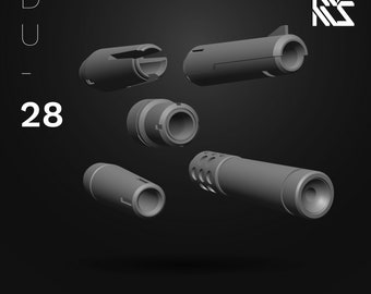 HDM Detail Up Barrels for Mecha Model Kits
