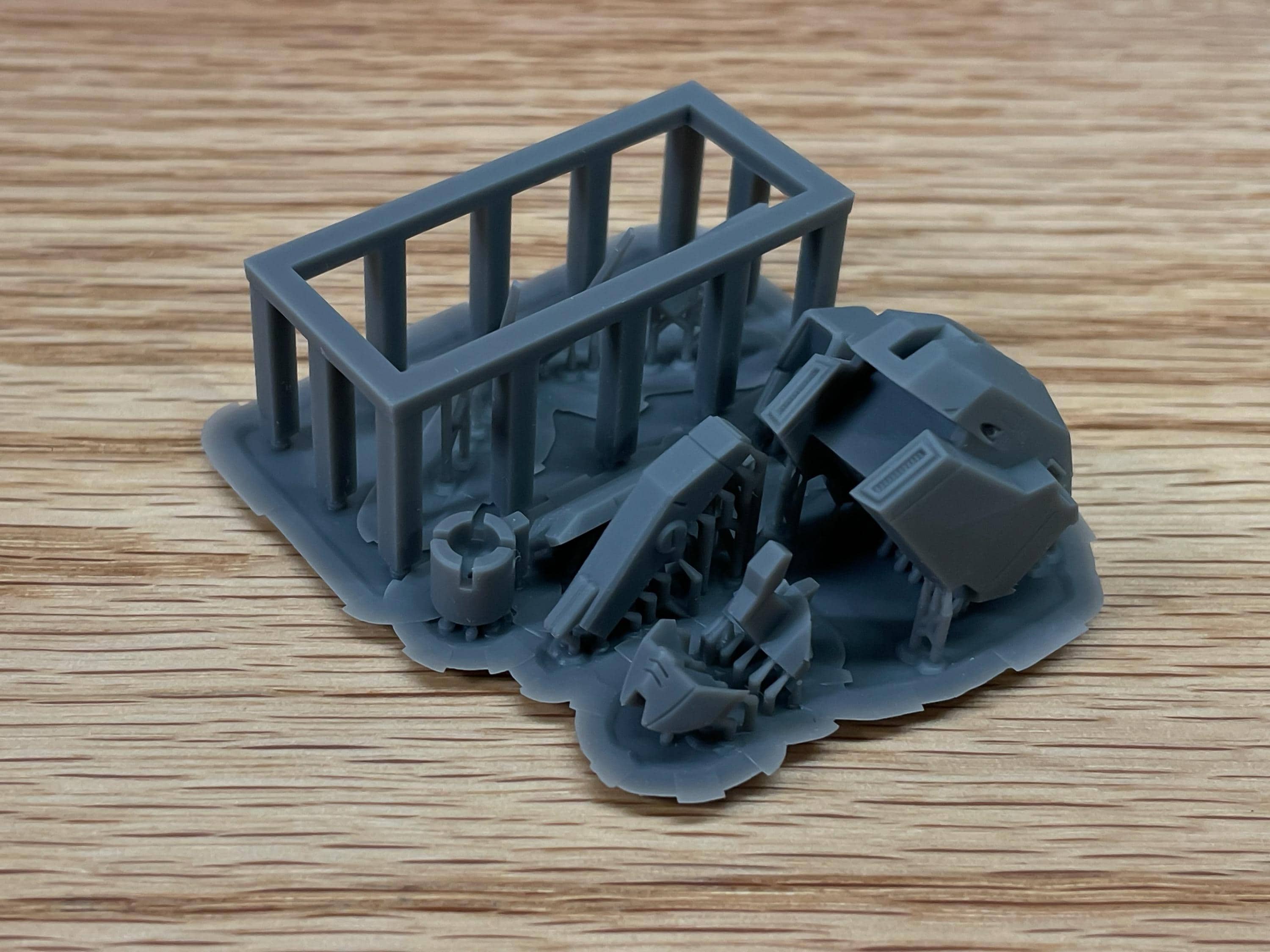 1/100 Scale FAZZ Detail up Head (3D Printed Conversion for MG ZZ