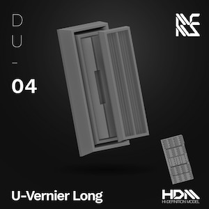HDM Detail Up U-Vernier Long for Mecha Model Kits