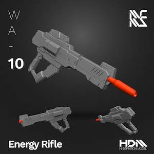 HDM Energy Rifle for 1/144 Scale Mecha Model Kits