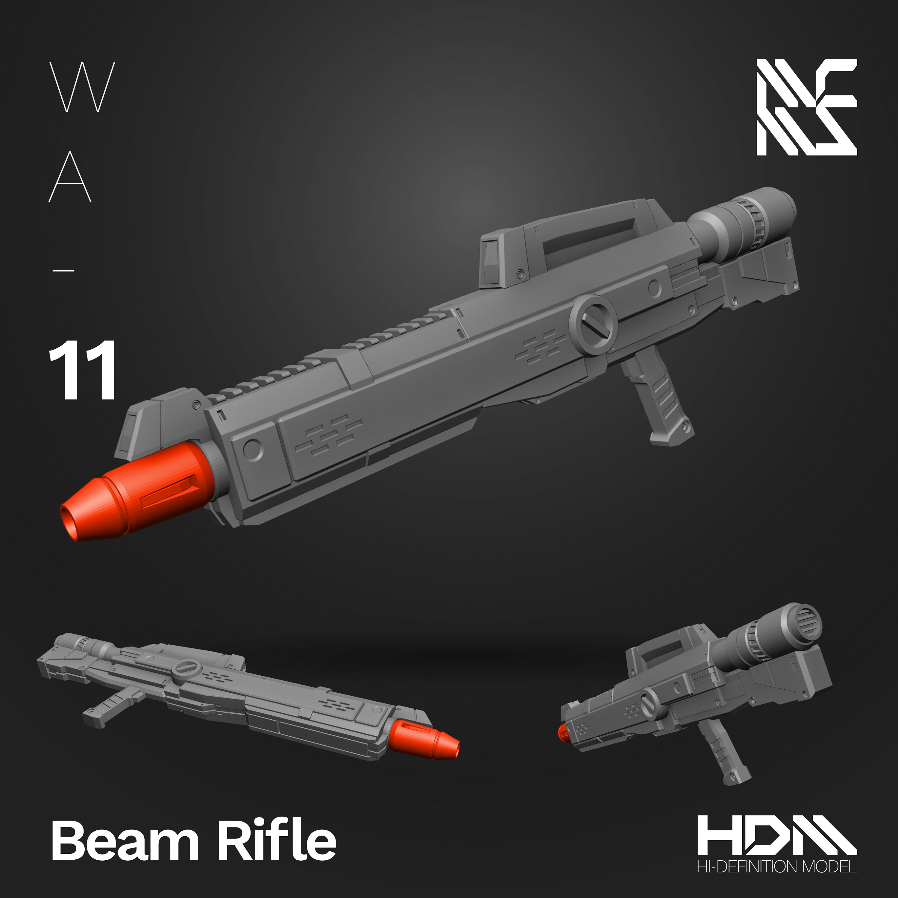 Gundam Beam Rifle - Etsy