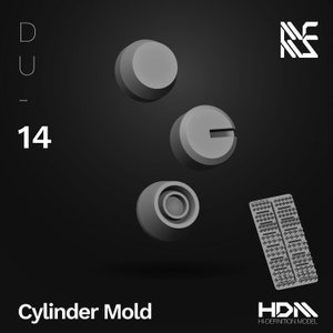 HDM Detail Up Cylinder Mold for Mecha Model Kits