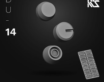 May include: A set of three gray cylinder molds for creating candles or soap. The molds are different sizes and have a smooth, rounded surface. The molds are arranged on a black background. The text "Cylinder Mold" is printed below the molds. The text "HDM HI-DEFINITION MODEL" is printed in the lower right corner.