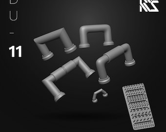 HDM Detail Up Handles for Mecha Model Kits