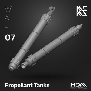 HDM Propellant Tanks for 1/144 & 1/100 Scale Mecha Model Kits
