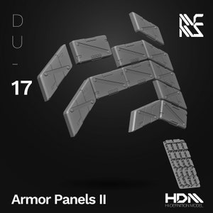 HDM Detail Up Armor Panels II for Mecha Model Kits