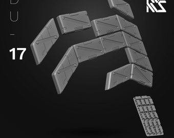 HDM Detail Up Armor Panels II for Mecha Model Kits