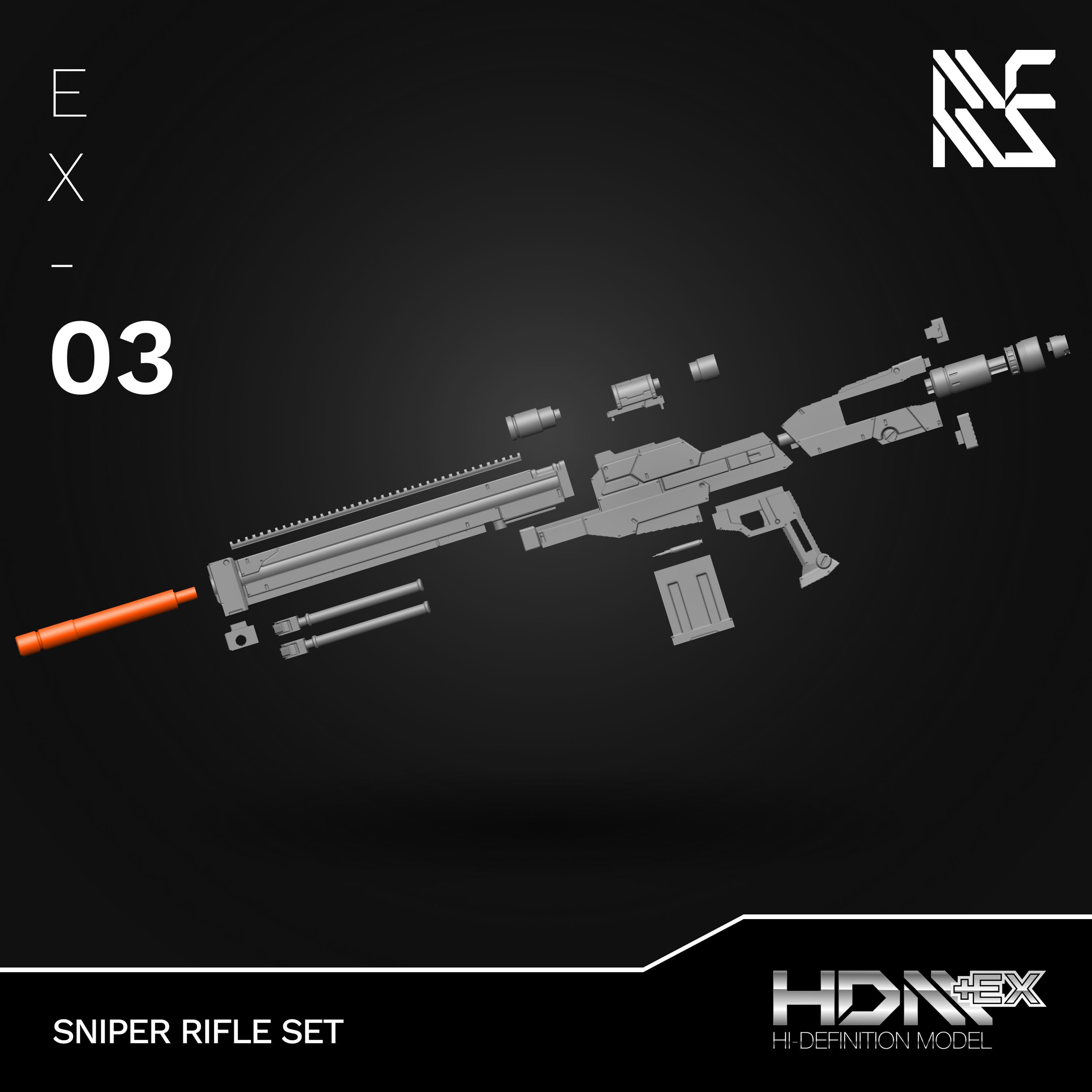 Model Kit Snippers HDM+EX Sniper Rifle for 1/100 Scale Mecha Model Kits - Etsy
