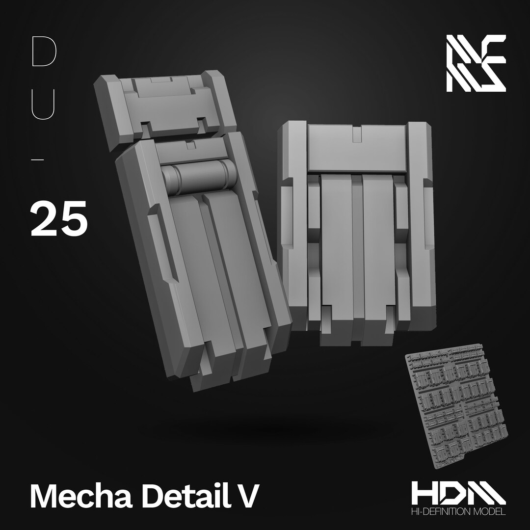 HDM Detail up Mecha Frame Detail V for Mecha Model Kits - Etsy
