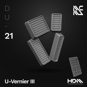 HDM Detail Up U-Vernier III for Mecha Model Kits