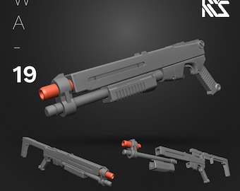 HDM Shotgun for 1/144 Scale Mecha Model Kits