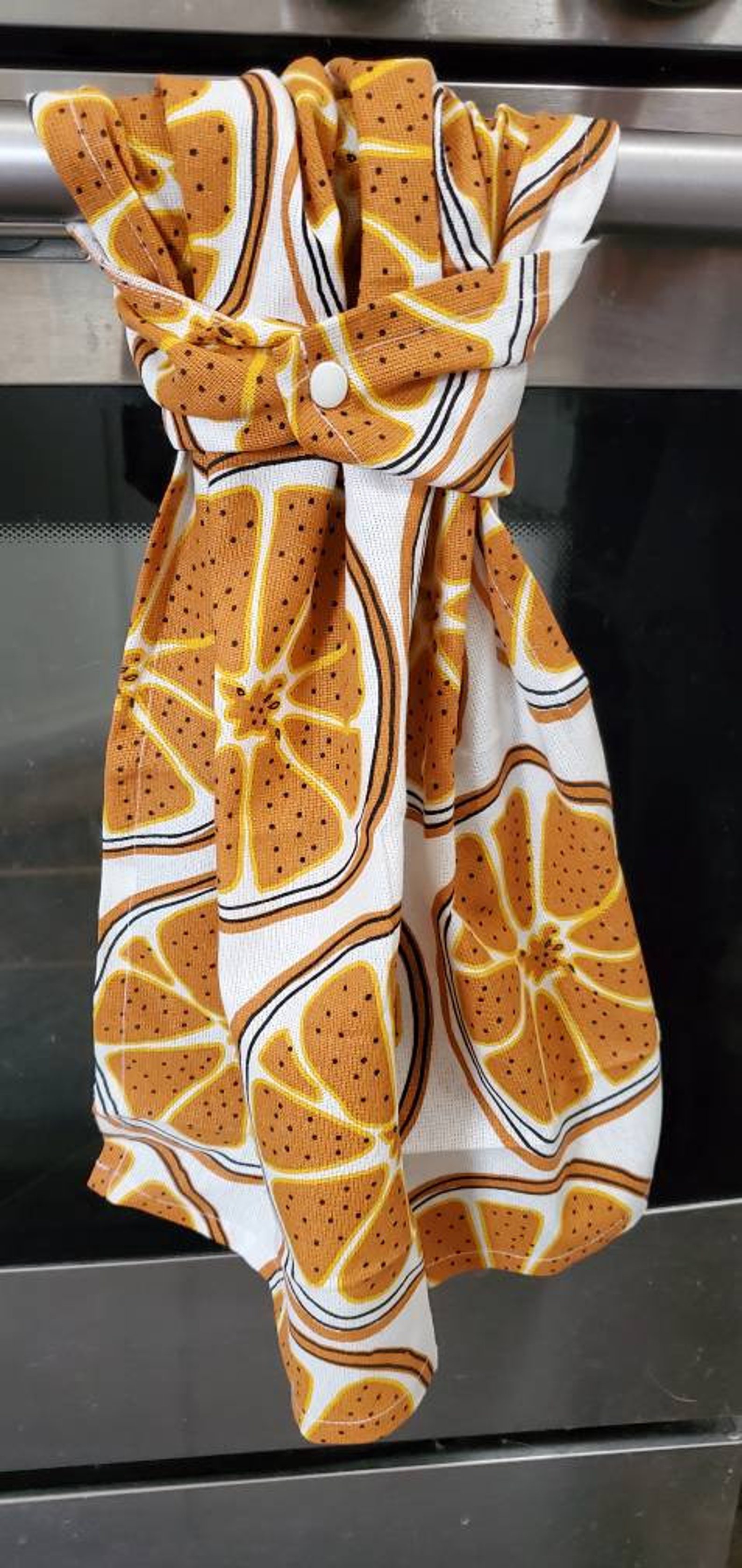 Hanging Towel Snap on Towel Kitchen Towel Decorative Towel Etsy