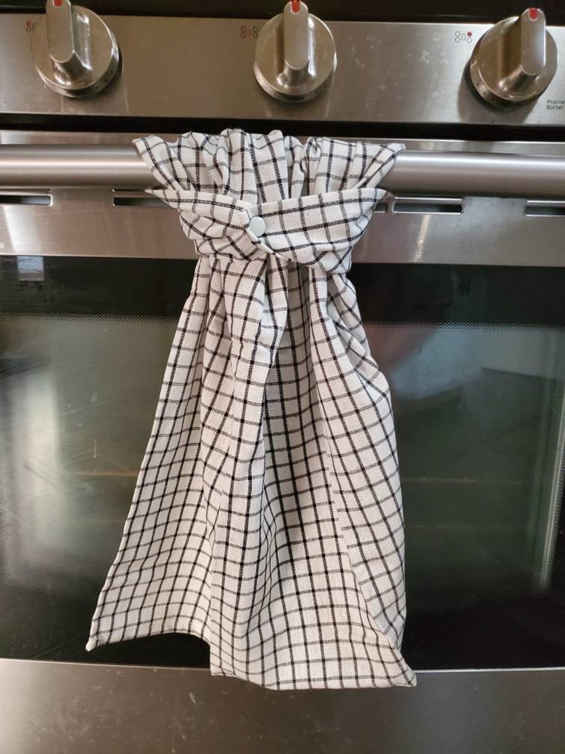 Hanging Towel Snap on Towel Kitchen Towel Decorative Towel Etsy