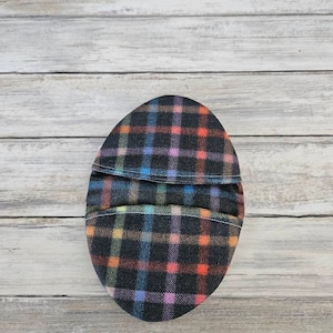 Single or Set of 2 Mini Finger Oven Mitts, Mini Mitts, Mini Potholder, Microwave potholder, fingertip potholder, great gift, rainbow plaid