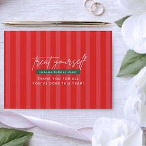 Presente para Professor | Envelope de Natal Fácil e Adorável para Dinheiro/Vale-Presente