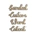 Custom Wood Word, Wooden Name Cutout, Personalized Text, 3D Lettering, Wood Cutout for Crafts 
