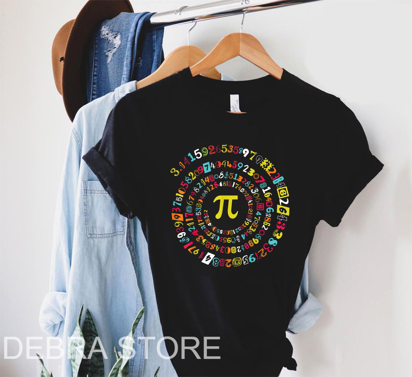 Funny Pi Day Shirt Spiral Pi Math Tee for Pi Day 3.14 TShirt Etsy