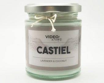 Vela en recipiente de soja Fandom de Castiel/7 oz.
