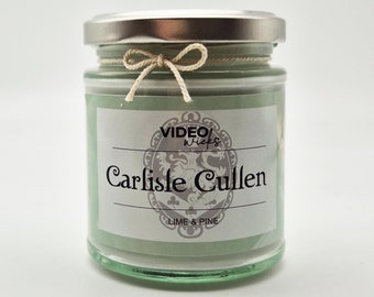 Carlisle Cullen | 7oz Soy Fandom Candle | Lime, Pine.