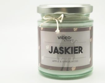 Jaskier/Diente de león/Vela de soja con aroma a libro de 7 oz.