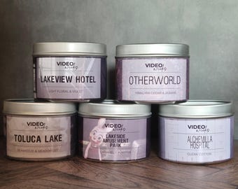 Pequeña caja de Silent Hill / 5 velas de soja de 113 g / Toluca Lake, El Otro Mundo.