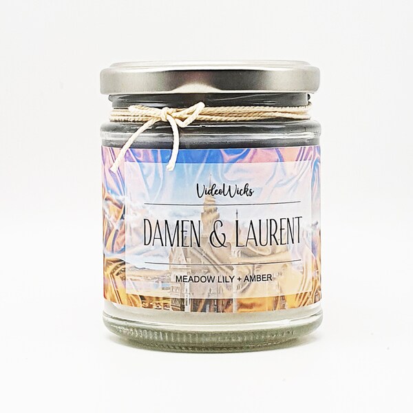 Damen and Laurent | 7oz Soy Fandom Bookish Candle.