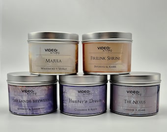 Dark Souls Soy Candle Tin Collection: Firelink, Majula, Hunter&#39;s Dream