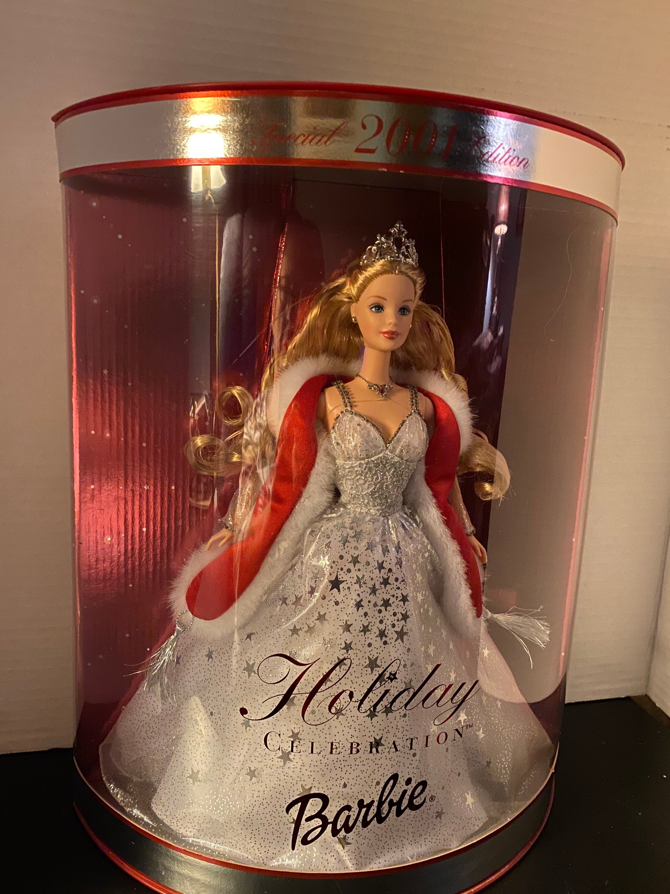 Holiday Celebration Barbie 2001 - Etsy