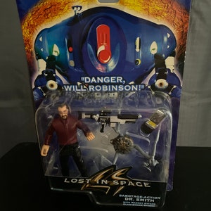 LOST IN SPACE Sabotage-Action Dr. Smith 5" Action figure Trendmasters 1997.  Please see description for more information