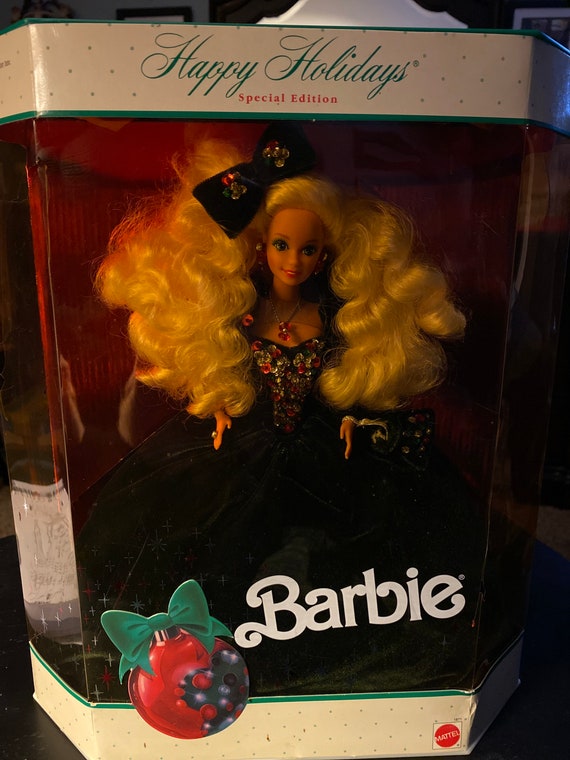Happy holidays special edition barbie 1991 sale
