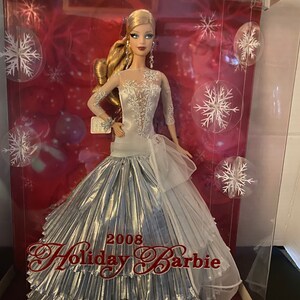 2008 Holiday Barbie Etsy