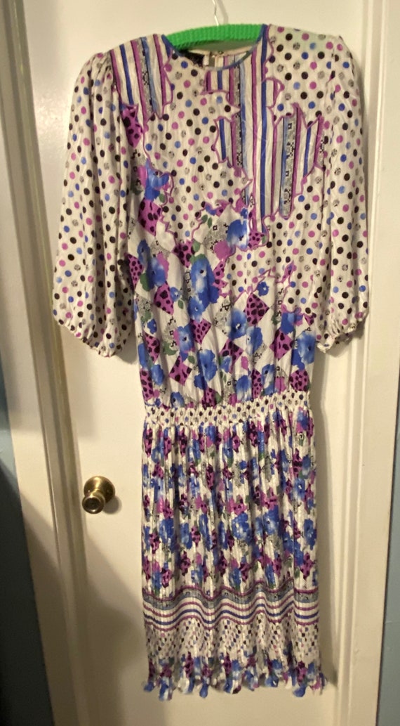 Vintage 1980s dress by Diane Freis