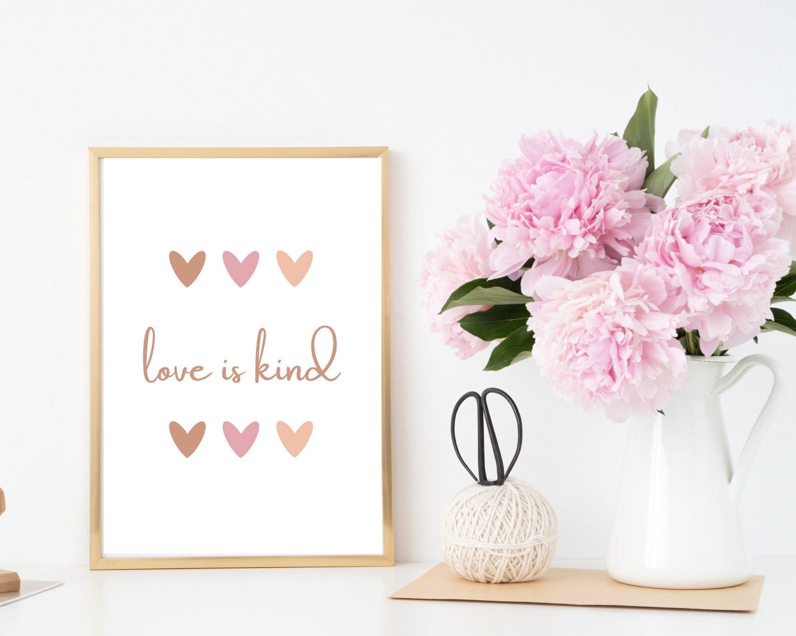 Love is Kind Wall Art Digital Download PRINTABLE Wall Art Etsy