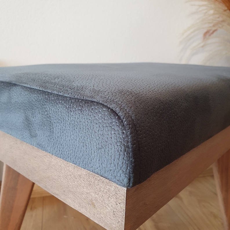 Mid century Ottoman, vintage ottoman
