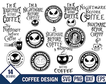 Free Free 194 Im A Nightmare Before Coffee Svg SVG PNG EPS DXF File