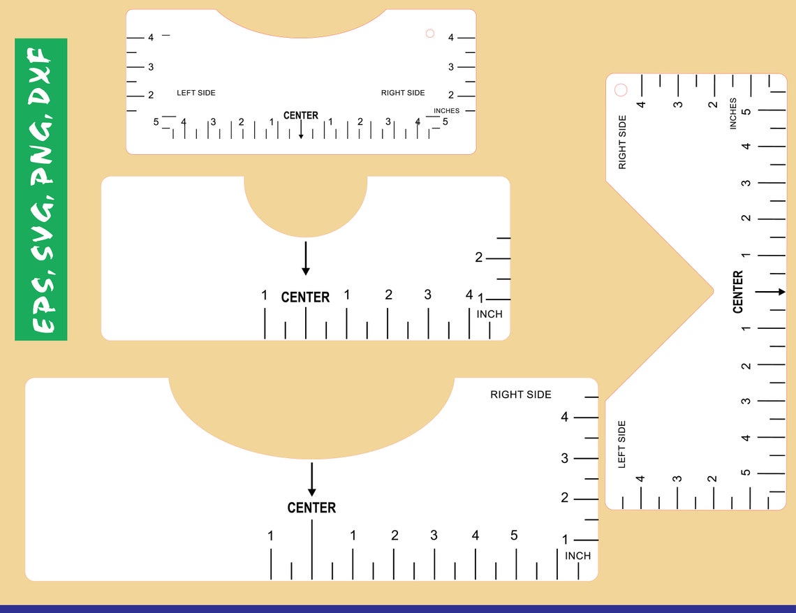 Download Tshirt Ruler SVG Bundle t-shirt alignment tool svg T-shirt | Etsy