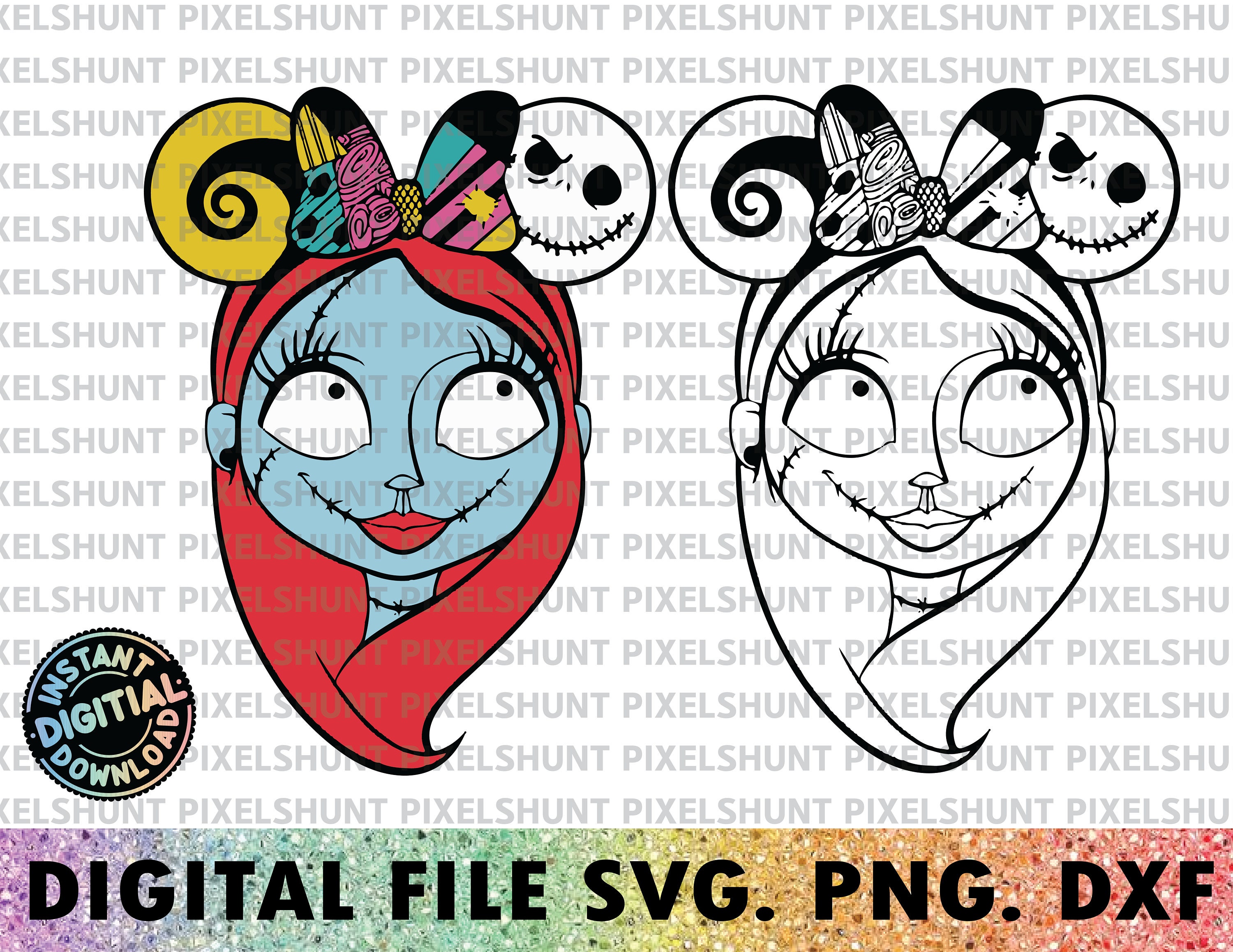 Sally Svg Halloween Svg Nightmare Before Christmas Sally  Etsy