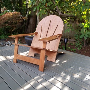 The AdironDock • Collapsible Adirondack Chair • Custom Made Sustainable Chair • Camping & Fishing Chair • Perfect for Summer • USA Made