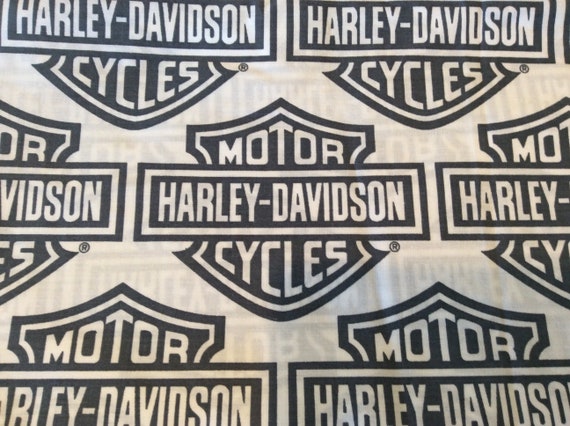 Etsy harley davidson on sale fabric
