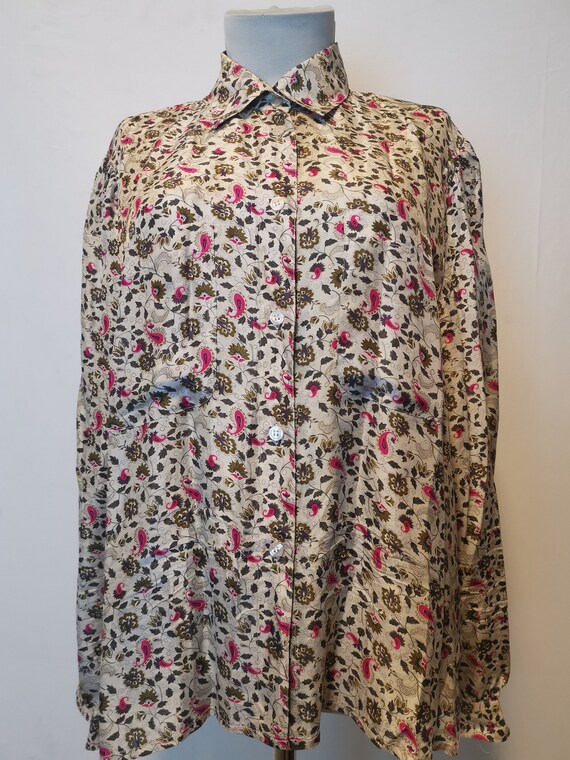 Vintage silk blouse