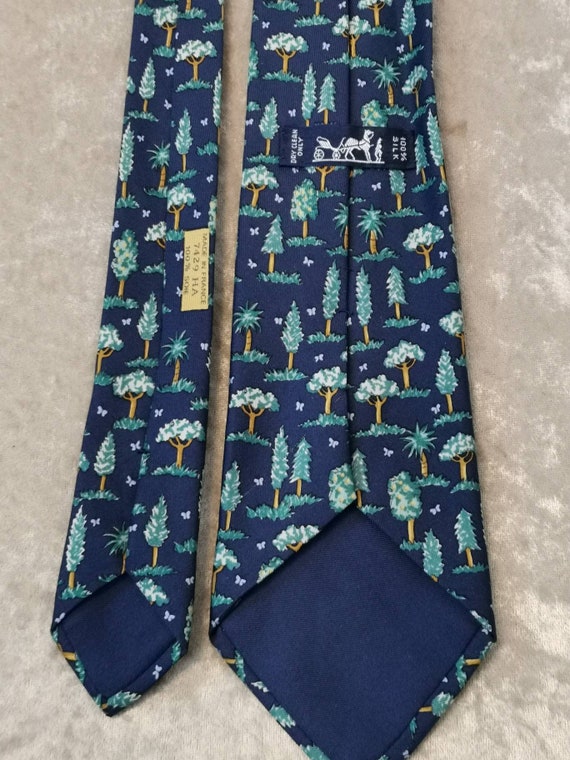 Hermes silk tie