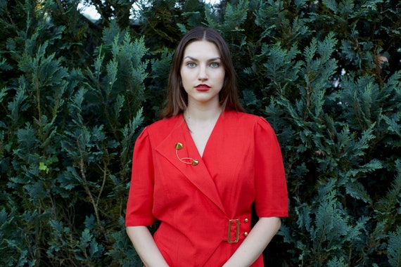 Red dress