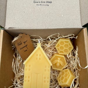 New Home Bienenwachskerze Geschenkset | Housewarming Geschenk
